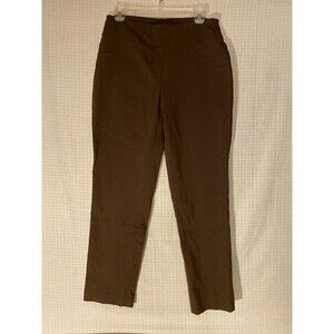 Ruby Rd. Brown Pull On Pants NWT Size 10